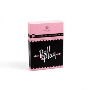 Pull & Play, jeu de cartes érotique pour couple Secret Play avec 100 tests