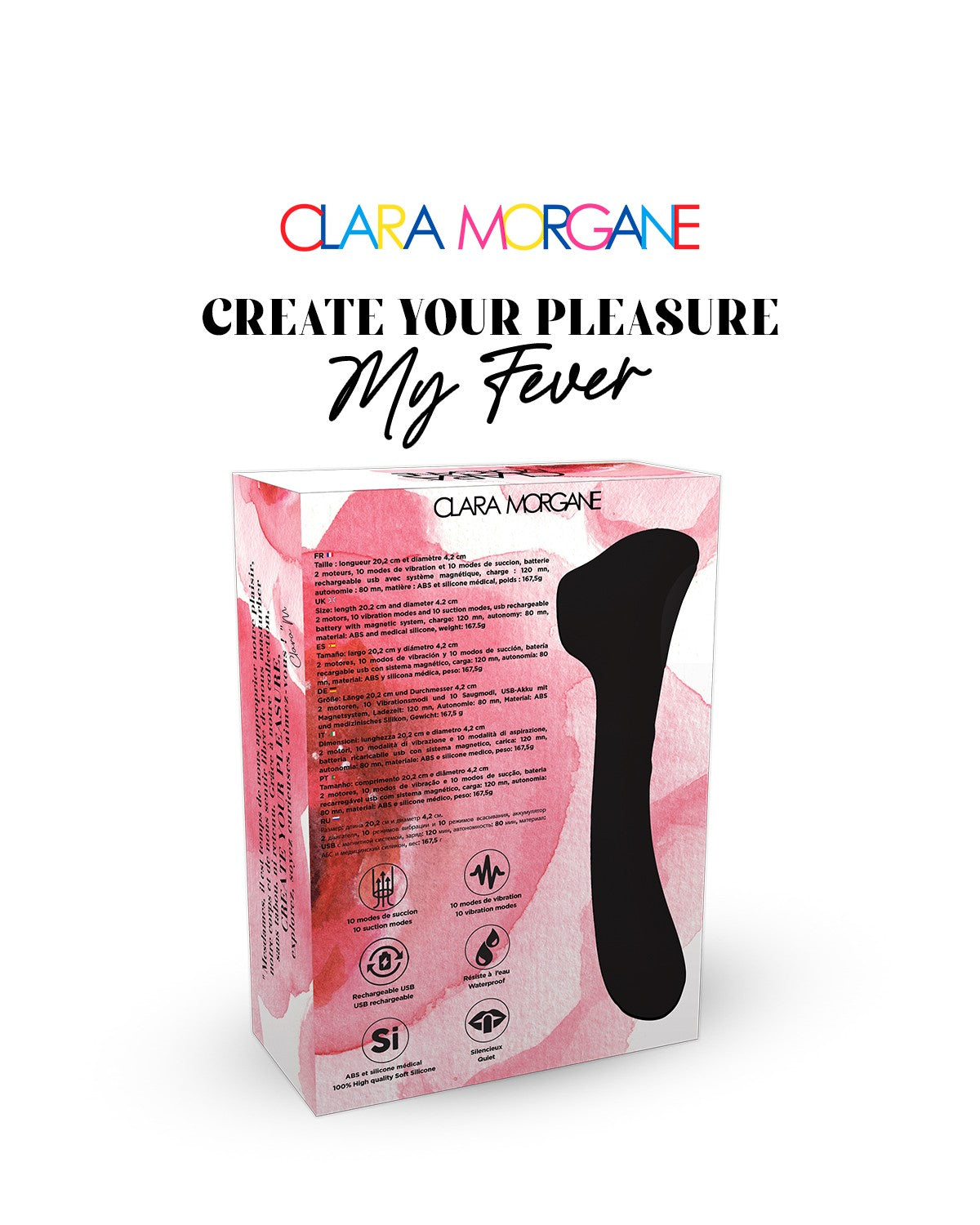 My fever black Stimulateur clitoridien · Clara Morgane · vue 3