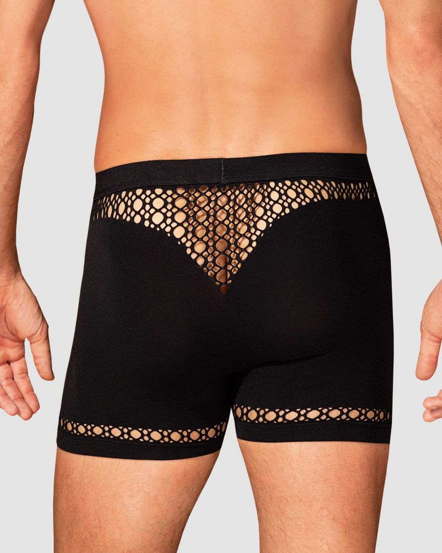 Boxer short Homme noir · Obsessive · vue 3