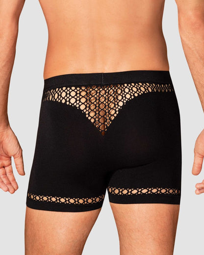 Boxer short Homme noir · Obsessive · vue 3