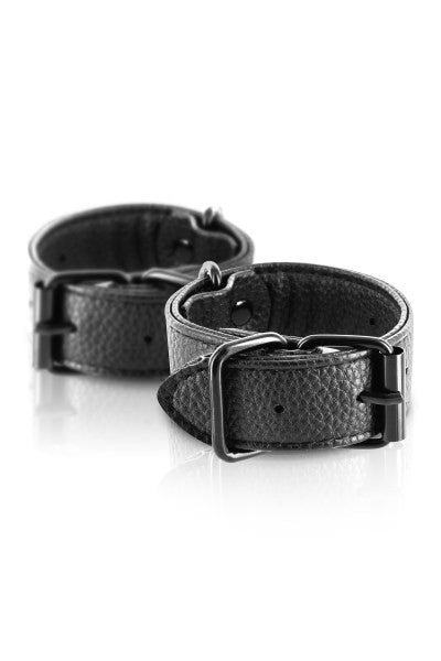 Menottes simili cuir ajustables · Fetish Tentation · vue 2