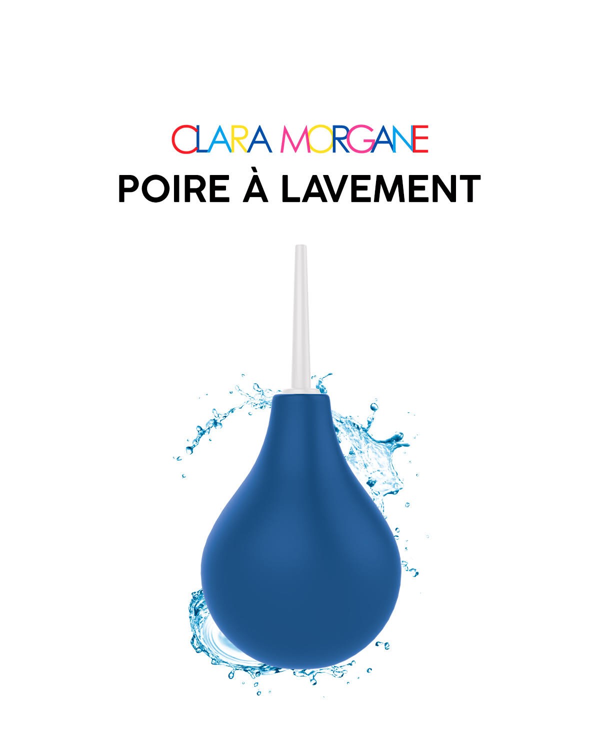 Poire à lavement anal 250 ml Bleue Clara Morgane