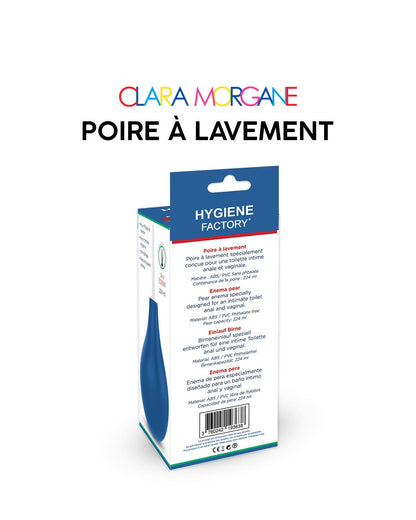 Poire à lavement anal 250 ml Bleue Clara Morgane