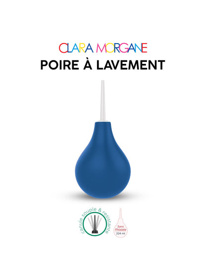 Poire à lavement anal 250 ml Bleue Clara Morgane