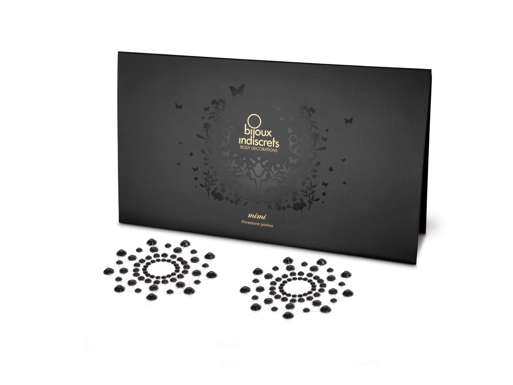 Mimi Bijoux de seins Strass Noir · Bijoux Indiscrets