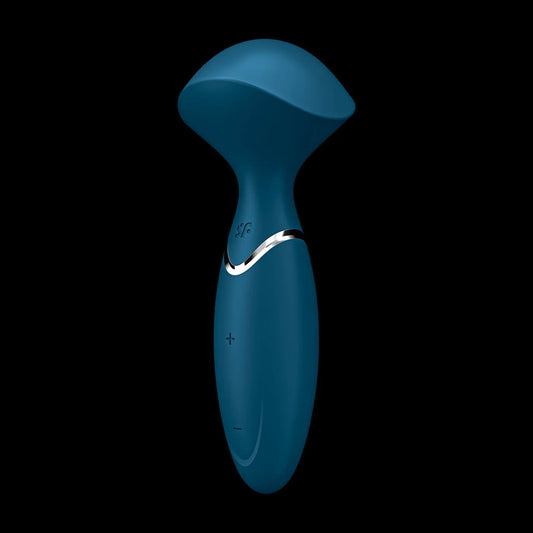 Mini Wand-er Vibromasseur Satisfyer - Bleu - Satisfyer - Vibromasseur disponible chez LollyDoll, pas cher
