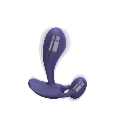 Batteries internes du Witty vibromasseur et stimulateur clitoridien- Midnight indigo - Love to Love - Vibromasseur sur LollyDoll