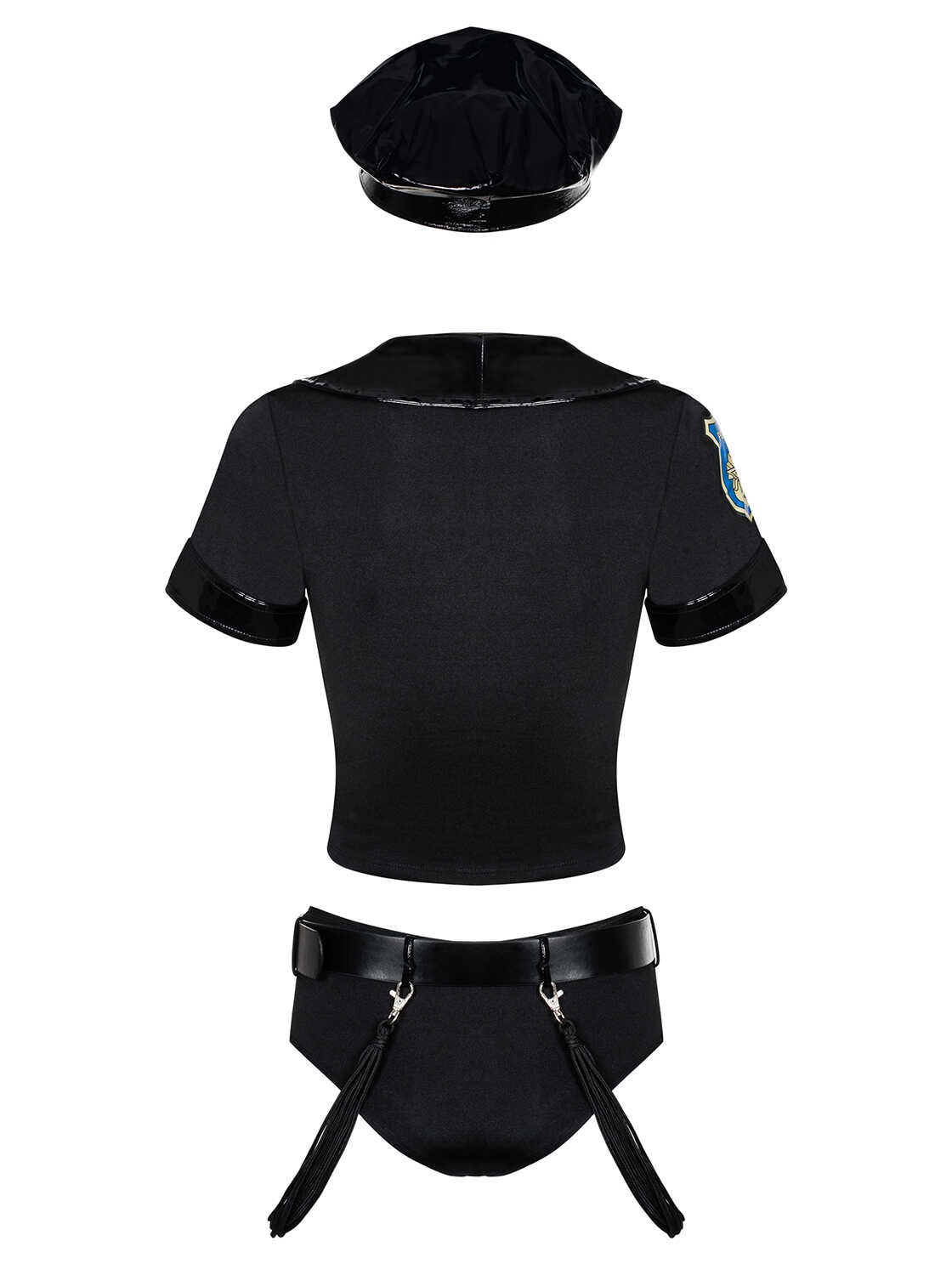 Police set Costume 6 pièces Noir · Obsessive · vue 4