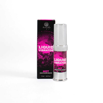 Liquide stimulant effet vibration chauffant Hot Secret Play