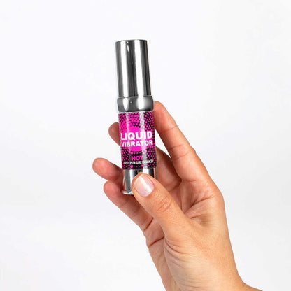Liquide stimulant effet vibration chauffant Hot Secret Play