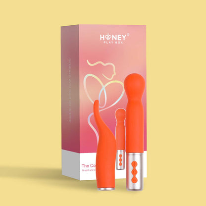 Partschinite The naughty collection Vibromasseur à tête interchangeable Orange · Honey Play Box · vue 4