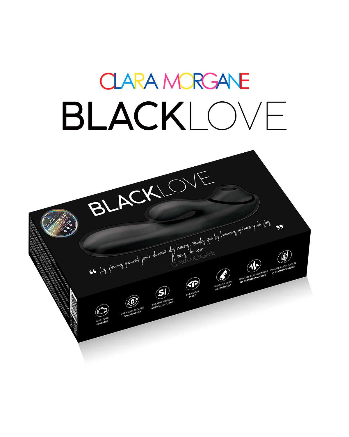 Black love Stimulateur clitoridien · Clara Morgane · vue 2