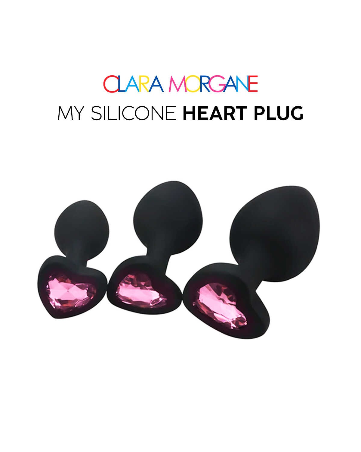 My Silicone Heart Plug Gem rose · Clara Morgane · vue 3