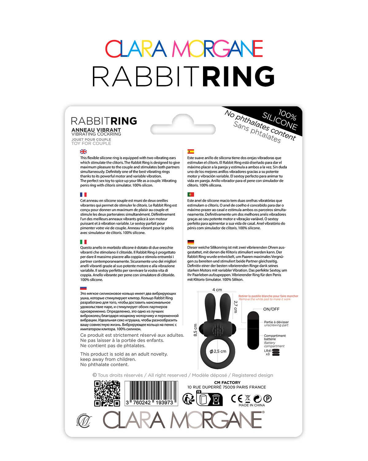 Rabbit Ring Noir · Clara Morgane · vue 5