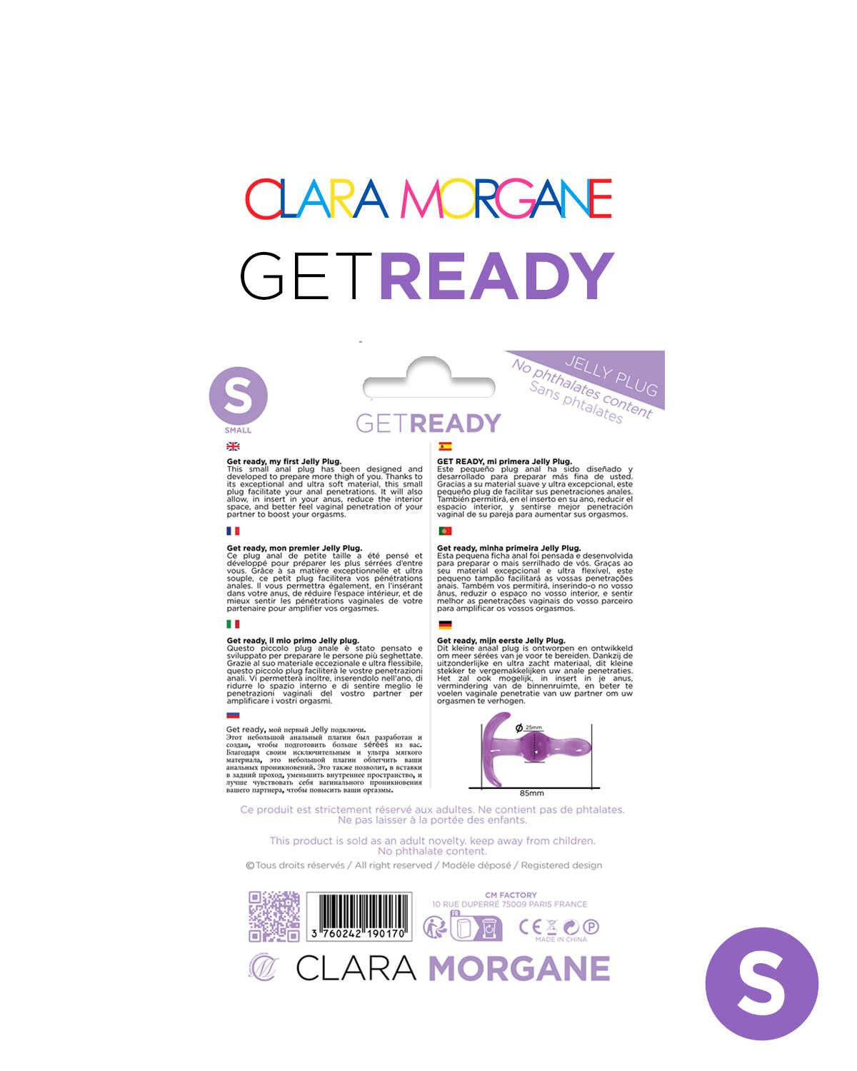 Get ready plug Violet (S) · Clara Morgane · vue 2