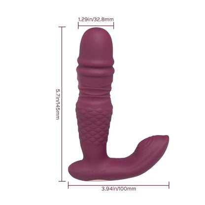 Ryder - Vibromasseur connecté et va et vient double stimulation avec application - Honey Play box - Vibromasseur disponible chez LollyDoll, pas cher