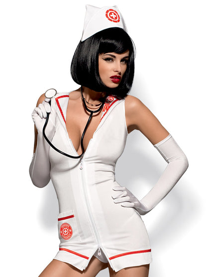 Emergency Costume Blanc et Rouge · Obsessive