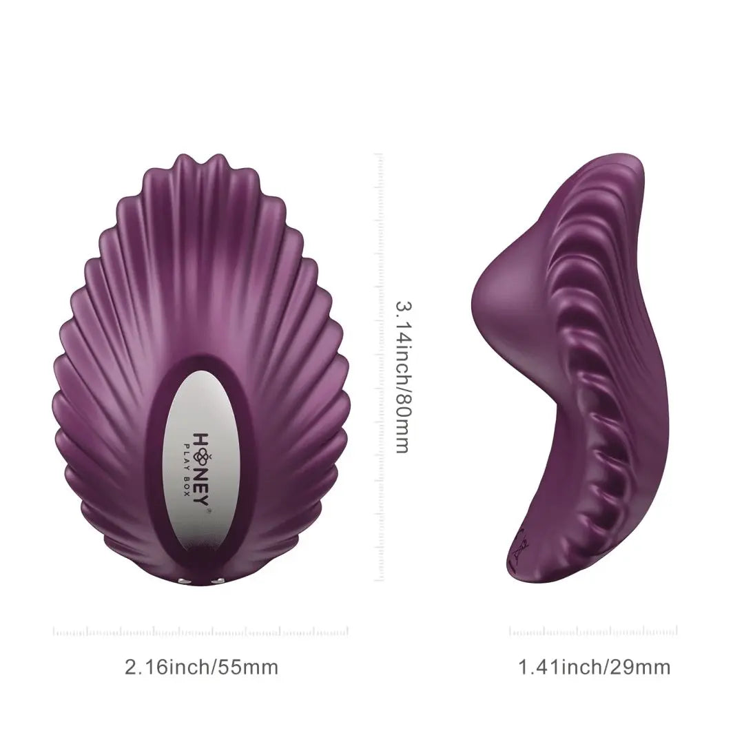 Pearl Violet - Vibromasseur magnétique contrôlé par application - Honey Play box - Vibromasseur disponible chez LollyDoll, pas cher