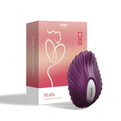 Pearl Violet - Vibromasseur magnétique contrôlé par application - Honey Play box - Vibromasseur disponible chez LollyDoll, pas cher