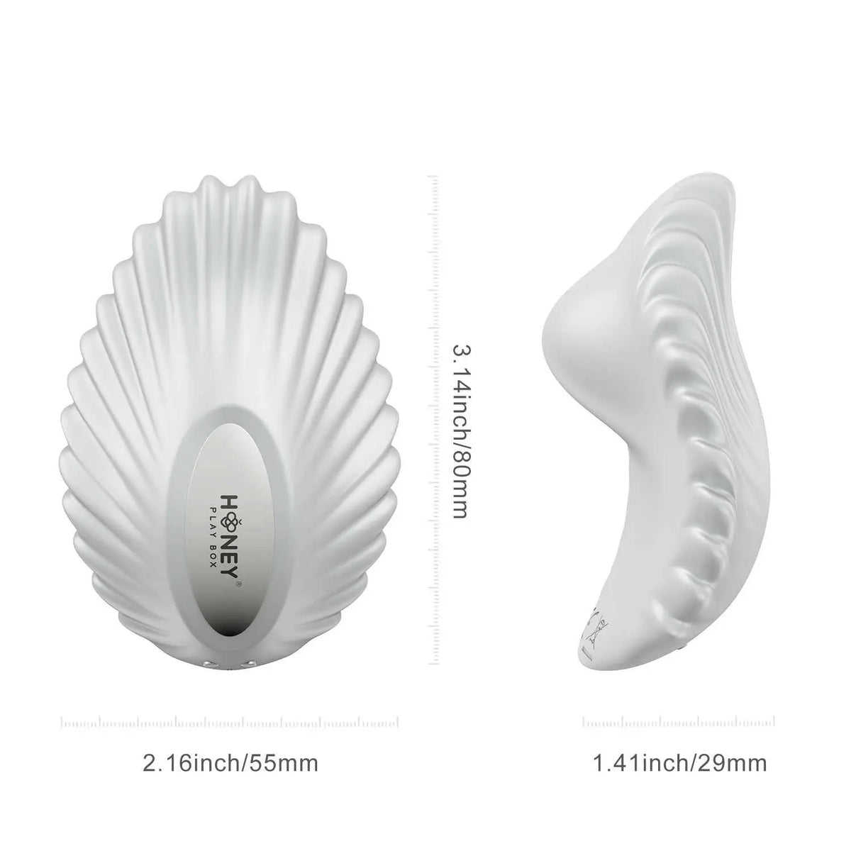 Pearl Blanc - Vibromasseur magnétique contrôlé par application - Honey Play box - Vibromasseur disponible chez LollyDoll, pas cher