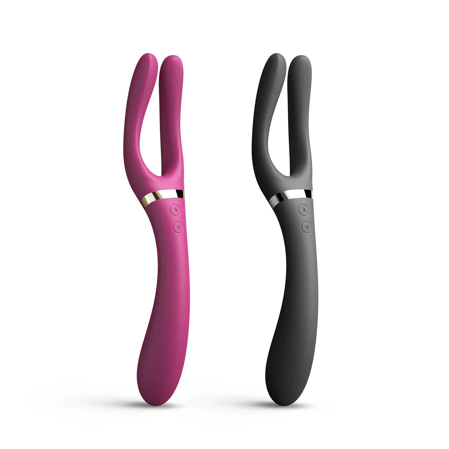 Vibromasseur Infinite Joy - sur la photo un Prune et un noir - marque Dorcel - Vibromasseur pas cher disponible chez LollyDoll