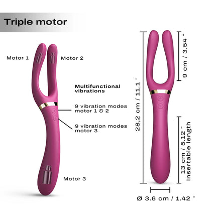 Vibromasseur Infinite Joy - Prune - Dorcel - Vibromasseur disponible chez LollyDoll, pas cher