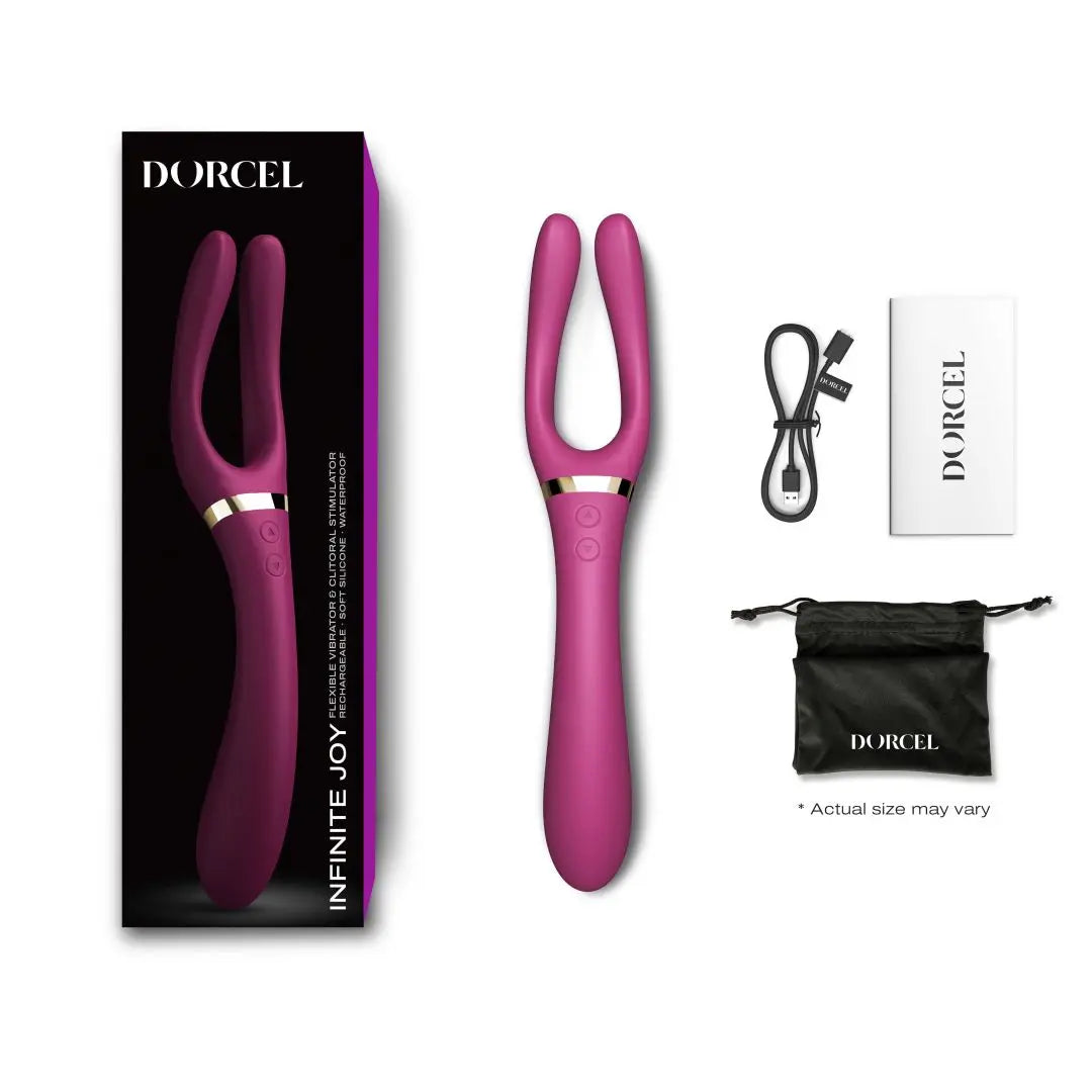 Vibromasseur Infinite Joy - Prune - Dorcel - Vibromasseur disponible chez LollyDoll, pas cher