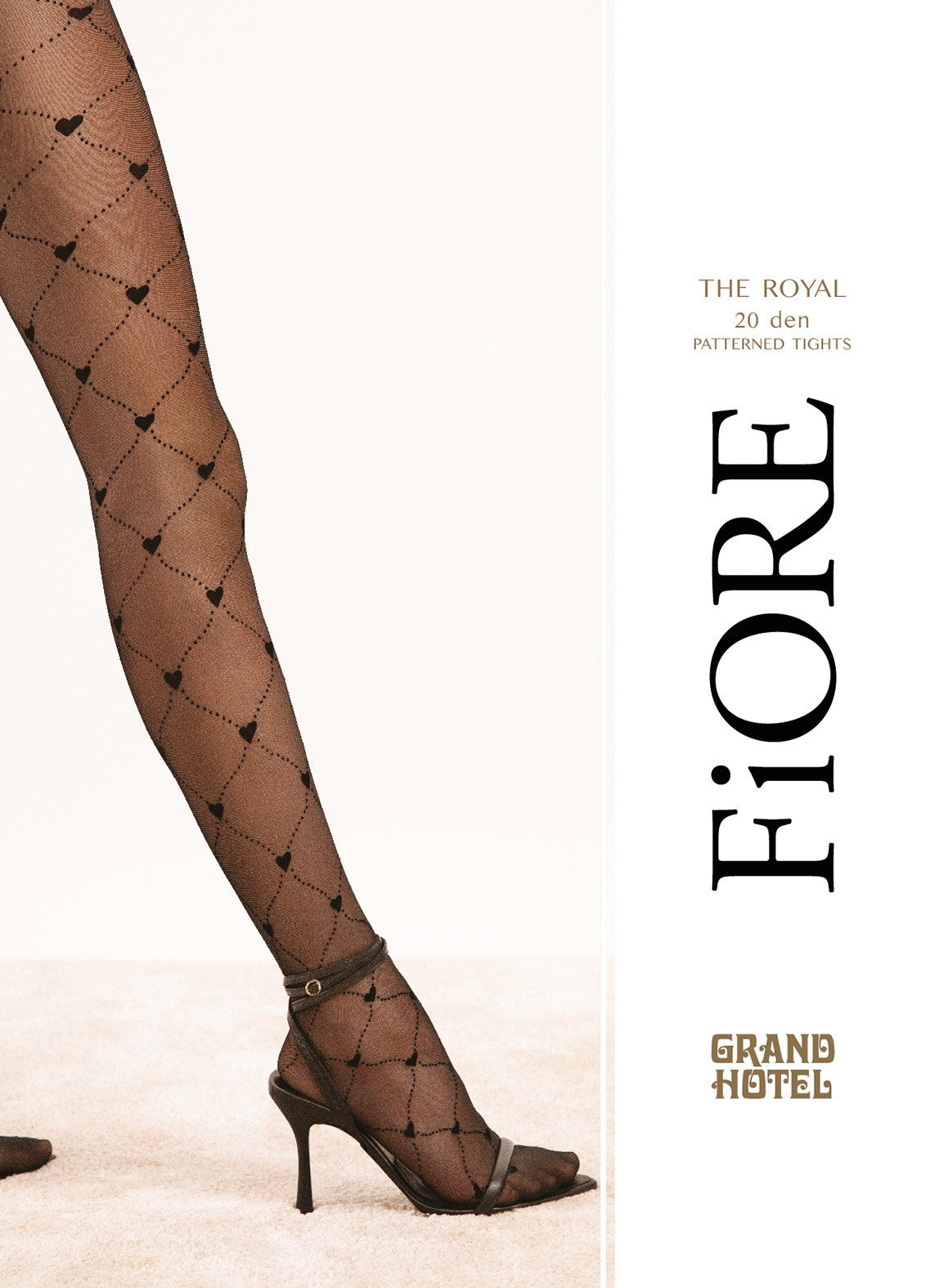 The Royal collants 20 den Noir · Fiore