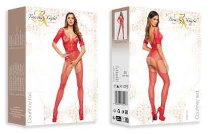 Courtney bodystocking Rouge · Beauty Night · vue 3