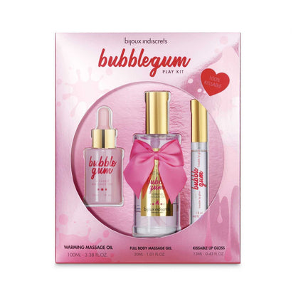 Coffret massage et gloss Bubblegum Play Kit Bijoux Indiscrets