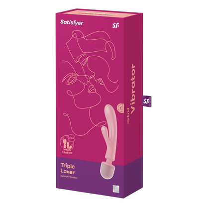 Triple lover Rabbit et Wand Rose · Satisfyer · vue 4