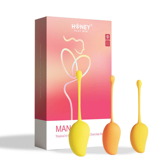 Boules de Geisha lestées en set de 6 Mango Honey Play Box