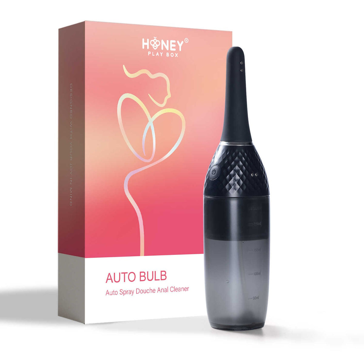 Douche anale électrique Auto Bulb Noir Honey Play Box