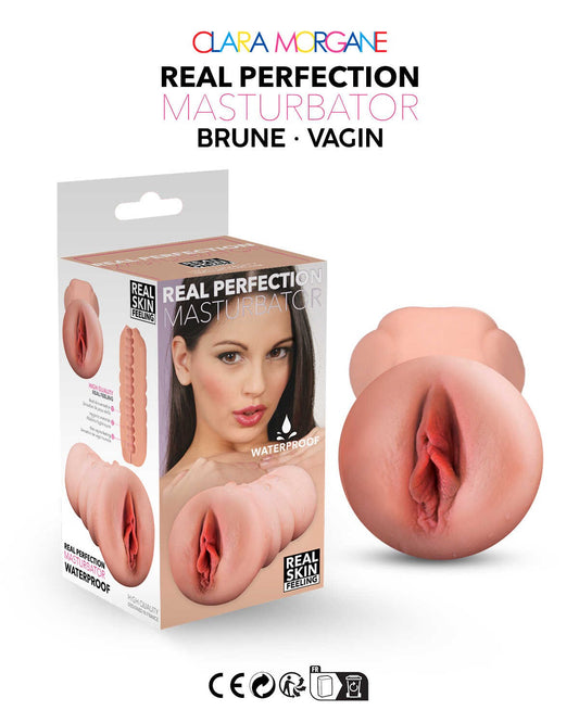 Real perfection masturbateur Vagin Brune · Clara Morgane