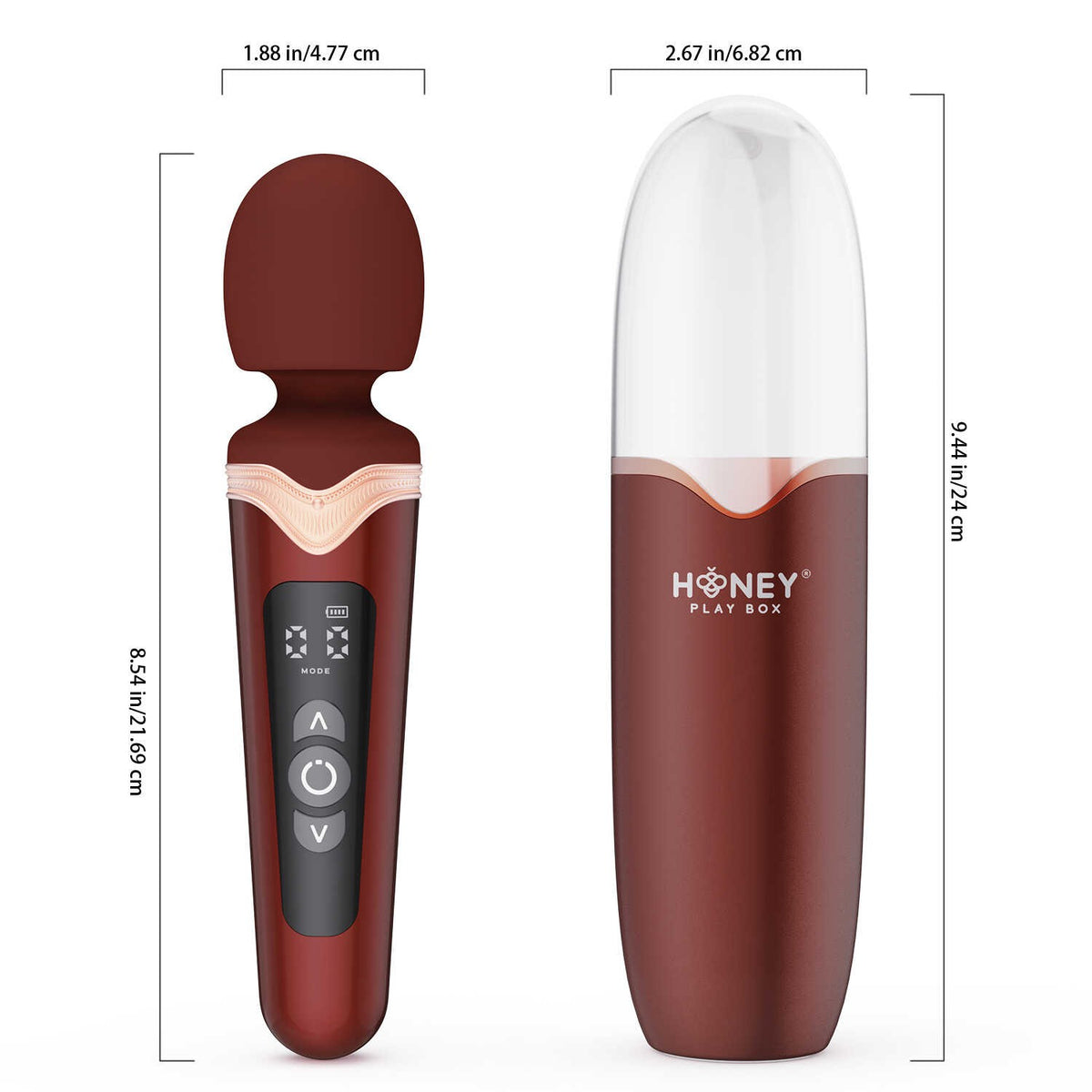 Stormi puissant wand masseur avec étui de charge · Honey Play Box · vue 2
