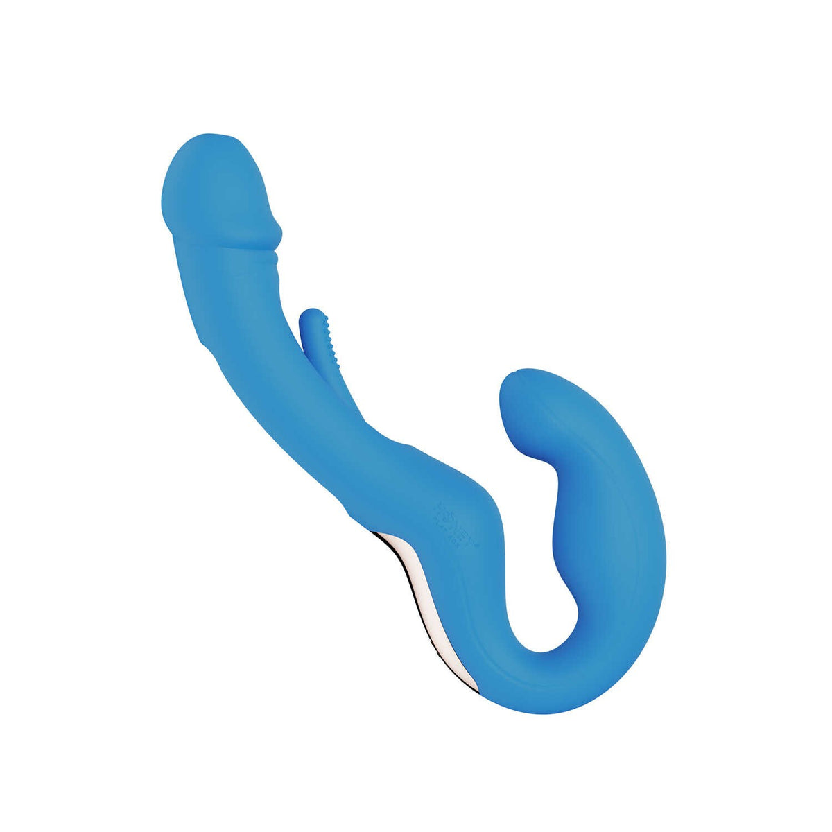 Strap-on vibrant à tapotage connecté Harmony Duo bleu Honey Play Box