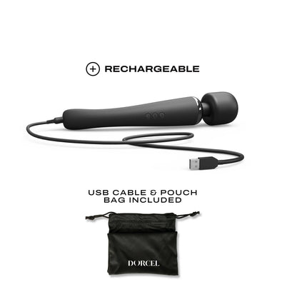 Stimulateur Megawand - Noir - Dorcel - Stimulateur de clitoris disponible chez LollyDoll, pas cher