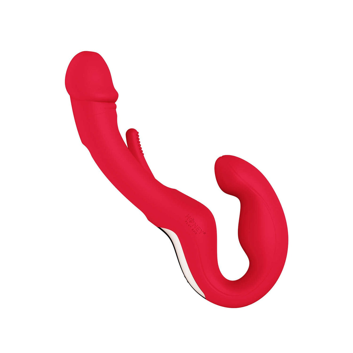 Gode-ceinture vibrant à tapotement Harmony Duo rouge Honey Play Box