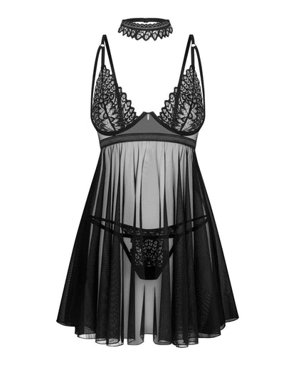 Donarella babydoll et String Noire NP · Obsessive · vue 5
