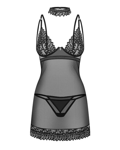 Donarella nuisette et string Noire NP · Obsessive · vue 5