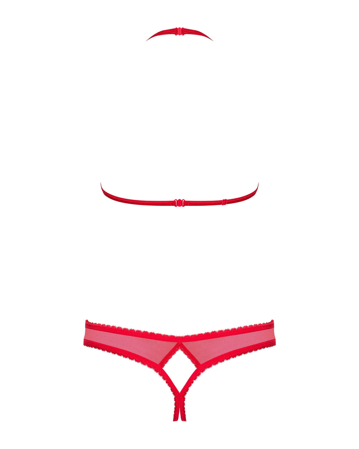 Ensemble ouvert 2 pcs Rouge · Obsessive · vue 5