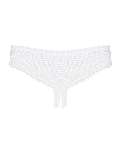 Alabastra String ouvert Blanc · Obsessive · vue 4