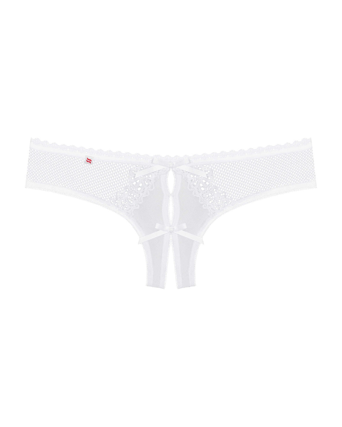 Alabastra String ouvert Blanc · Obsessive · vue 5