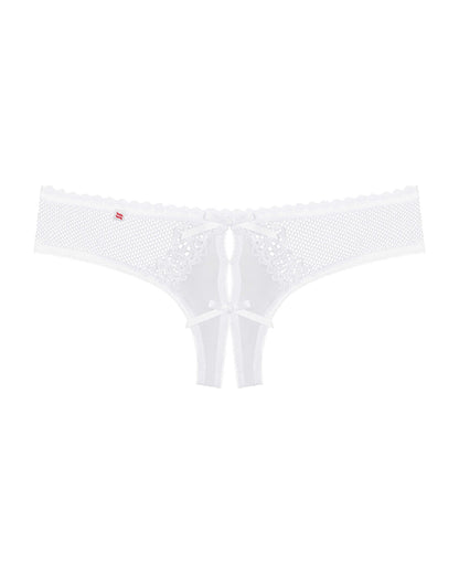 Alabastra String ouvert Blanc · Obsessive · vue 5