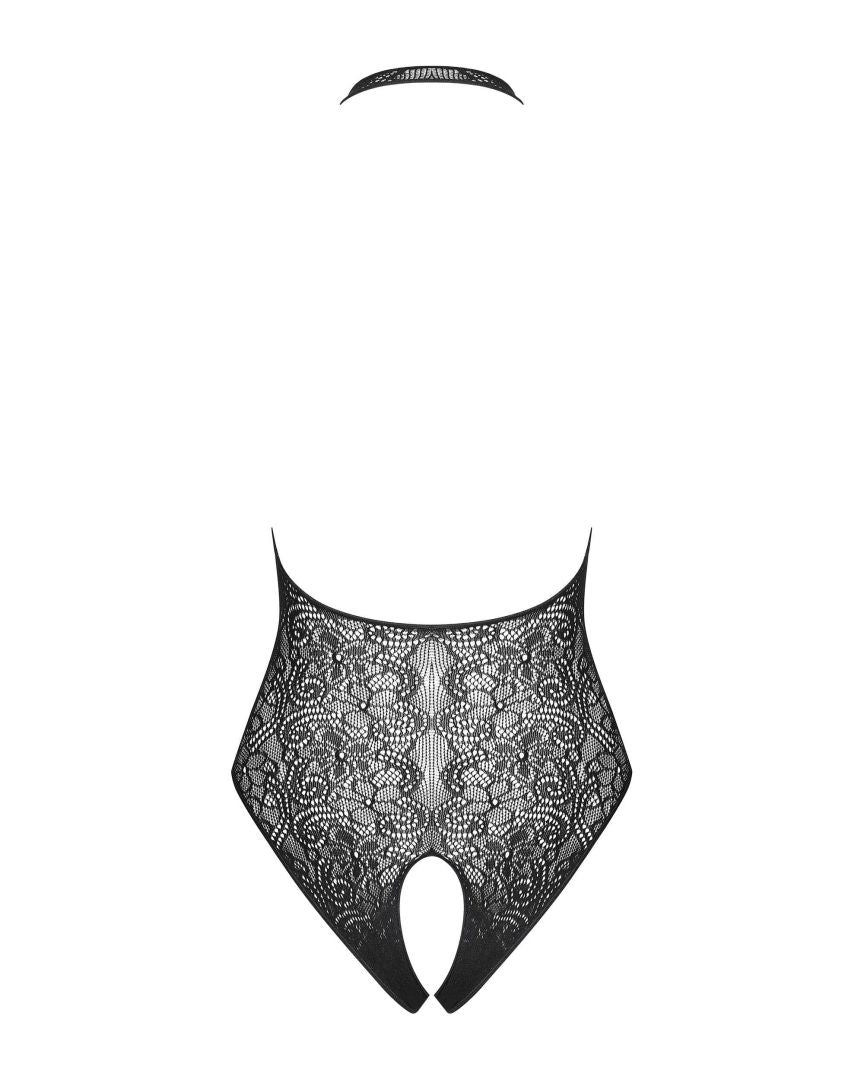 Body ouvert Noir dentelle · Obsessive · vue 4