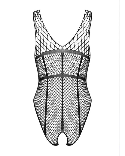 Body ouvert Noir à lacets · Obsessive · vue 5