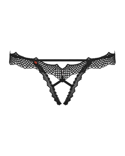 Bravelle String ouvert Noir · Obsessive · vue 5