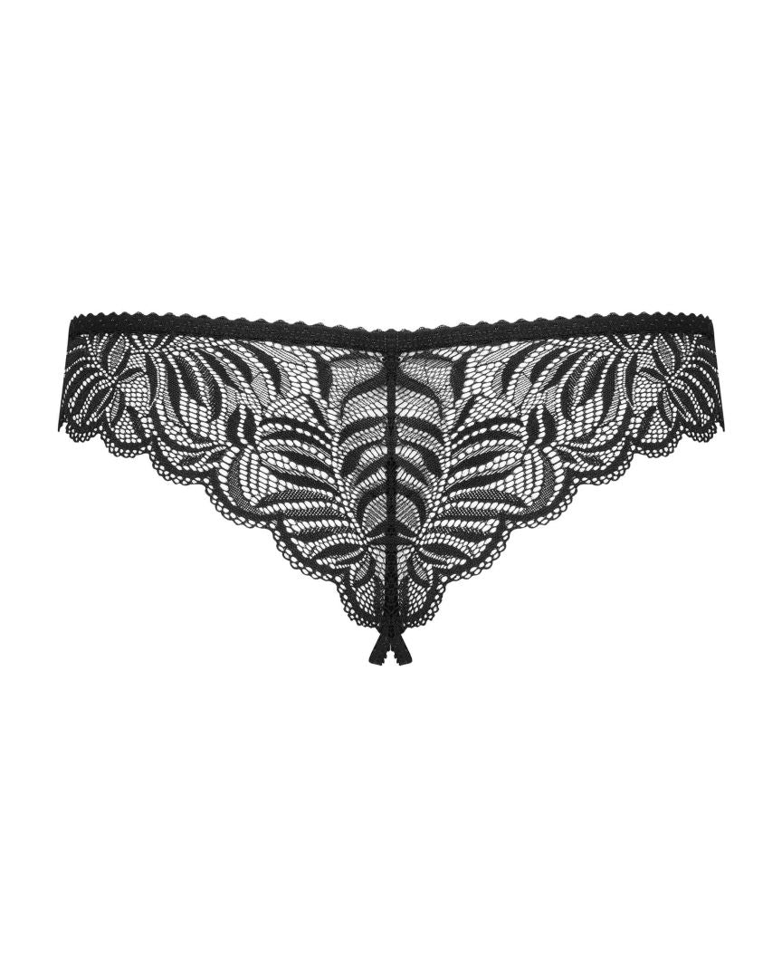 Contica Tanga ouvert Noir · Obsessive · vue 5