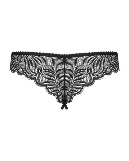 Contica Tanga ouvert Noir · Obsessive · vue 5
