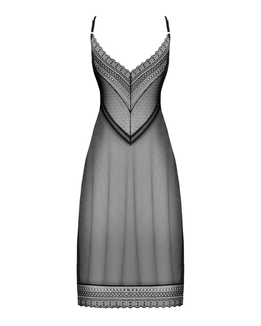 Estiqua nuisette longue noir · Obsessive · vue 4